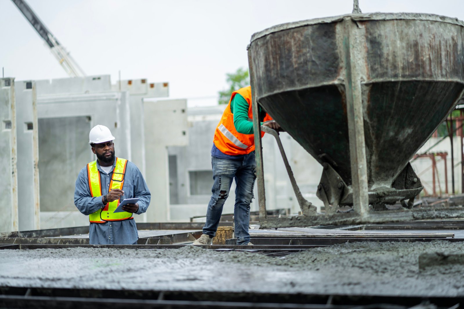 Engineers Inspecting Construction